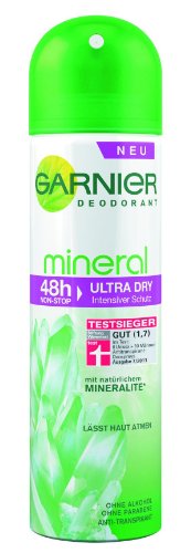 Garnier Woman Mineral Deodorant Spray ultra dry, 150ml