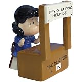 Westland Giftware Peanuts Magnetic Psychiatrist Lucy Salt and Pepper Shaker Set, 3-1/2-Inch