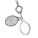 Hampton Direct Antique Vintage Style Magnifying Pendant w/ Chain Silver & Gold