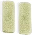 Pair Reversible Seat Belt Soft Comfort Shoulder Pads 9" - Machine Washable Synthetic Wool