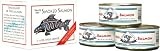 Alaska Smokehouse Smoked Salmon, 6-Ounce Can Gift Box