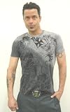 Rat Fink Fink Stew Ed Roth Rat Fink Gray Shirt Medium - XL