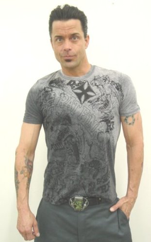Rat Fink Fink Stew Ed Roth Rat Fink Gray Shirt Medium - XL