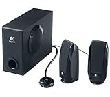 Logitech S-220 - 2.1-channel PC multimedia speaker system - 17 Watt (total) ....