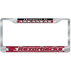Arkansas Razorbacks NCAA Chrome License Plate Frame by Wincraft