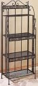 Handy and Stylish Metal 63.5" High 4-TIER BAKERS RACK