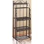 Handy and Stylish Metal 63.5" High 4-TIER BAKERS RACK