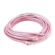 25FT 350MHz UTP Cat5e RJ45 Network Cable - Pink