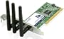 PLANEX Wireless 11n/b/g PCI Bus Adapter with 3dbi GW-DS300N (Wi-Fi Protected Setup) designed in Japan