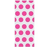 Hot Pink Dot Treat Bags (20 count)