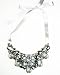 Pewter Rhinestone Bib Statement Necklace