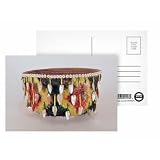 Pomo gift basket, from California (mixed media) by American School - Postcard (Pack of 8) - 6x4 inch - Art247 Highest Quality - Standard Size - Pack Of 8
