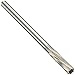 Alvord Polk 127-2 High-Speed Steel Chucking Reamer, Left Hand Spiral Flute, Round Shank, Uncoated (Bright)