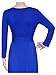 Maggie Tang V Neck Soft Long Sleeve Stretch Casual Party Belt Full Wrap Dress