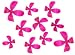 Umbra Wallflower, Designed by Marion Lanktree, Set Of 25, Pink