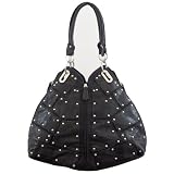 Nila Anthony Euston Shoulder Bag/Tote with Studded Patches - Colors Available ~ Nila Anthony