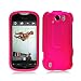HTC myTouch 4G Slide (T-Mobile) Rubberized Snap On Protector Hard Case, Rose Pink