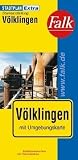 Falk Stadtplan Extra Standardfaltung Völklingen