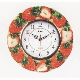 STRAWBERRY 3-Dimensional Wall Clock BRAND NEW!