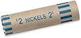 MMF Industries Preformed Tubular Coin Wrappers, Nickels, 1000 Wrappers per Box, Blue (2160600B08)