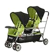 Joovy Big Caboose Stand-On Triple Stroller, Appletree