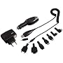 Hama - Kit chargeur (secteur + CAC) USB 3 EN 1 + 8 adaptateurs - SonyEricsson T610/K700/k750/W810 - BenqSIEMENS 55/65/70/75 EF81/EL71/E61/S68/EL71/E61/S68 - SAMSUNG SGH-D800/820/D520/P30016:3/D500/D600- MOTOROLA V300/V525 - NOKIA 6101(2.00mm)