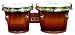 EXO BG35 Sunburst Finish Bongo Drum with Gold Hardware