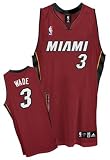 Miami Heat Dwyane Wade Authentic Adidas Red Alternate Jersey