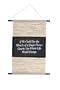 All Natural Handmade Inspirational Wall Hanging - Life Buddha quote