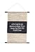 All Natural Handmade Inspirational Wall Hanging - Life Buddha quote