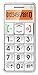 JUST5 J509 Easy to Use Unlocked Cell Phone with Big Buttons, Amplified Sound, Personal Emergency Response System (White)