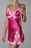 Mary Green Stretch Silk Satin Doll Chemise with Lace (SD19)