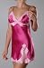 Mary Green Stretch Silk Satin Doll Chemise with Lace (SD19)