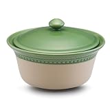 Paula Deen 58164 Signature Stoneware Southern Gathering Covered Round Casserole Sage, 1-Quart Paula Deen 58164 Signature Stoneware Southern Gathering Covered Round Casserole Sage, 1-Quart