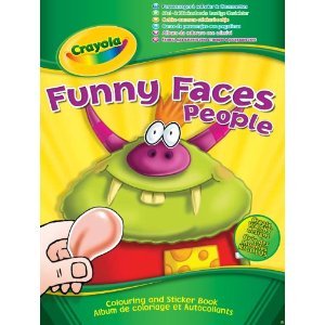 Crayola Sticker Book Funny Faces - Color: Sticker Book: Amazon.co.uk ...