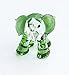 Dollhouse Miniatures Hand Blown Art Green Elephant FIGURINE Animals Decor