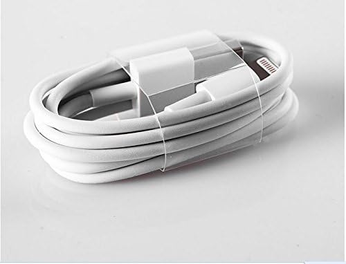 Apple iPhone 5 / iPhone 6 Sync Cord - New iPhone White Lighting USB Cable 6ft Length Syncs & Charges Latest iPhones & iPads - Apple MFI Certified & 5 Times Stronger Than Regular Cable - Unique Built-In Cable Protection - 2 Months MONEY Back Guaranty And Lifetime Limited Warranty.
