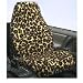 Black Leopard Bucket Seat Cover