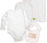 Deals Sales Funkoos 4-piece, Organic Cotton Infant-and-toddler-layette-sets for Baby Girls Shopping