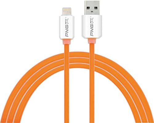 PNGXE Lightning to USB Sync Charger Charging Cable Cord for Iphone 5 / 5s / 6 / 6 Plus / Ipad Mini 2 / Ipad Air 2 / Ipod Touch 5 (Orange)