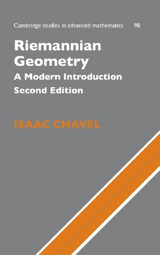 Riemannian Geometry: A Modern Introduction (Cambridge Studies in Advanced Mathematics)