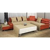 Quilted Beige 35x35" Bonded or Classic Micro Suede Sectional Sofa Cover Pad