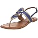 BC Footwear Women's One For The Road T-Strap Sandal,Cobalt,7.5 M US
