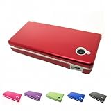 RED Nintendo DSi NDS i NDSI Aluminum Metal Case Skin Protector Cover + Free Screen Protectors (Many Colors Available)