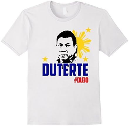 Men's Duterte T Shirts - Duterte for President Shirt 2XL White