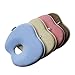 Mittagong Infant Headrest Prevent Flat Round Memory Foam Baby Pillow,Coffee
