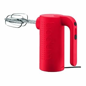 BODUM Bistro Electric Hand Mixer, Red