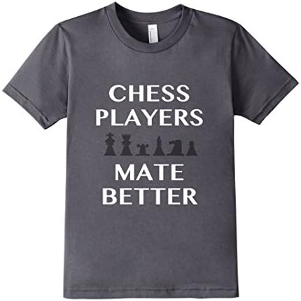 Kids Chess Players Mate Better T-Shirt Checkmate Tee 4 Asphalt