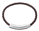 Police Armband Leder/Edelstahl 19cm PJ20660BLC/02