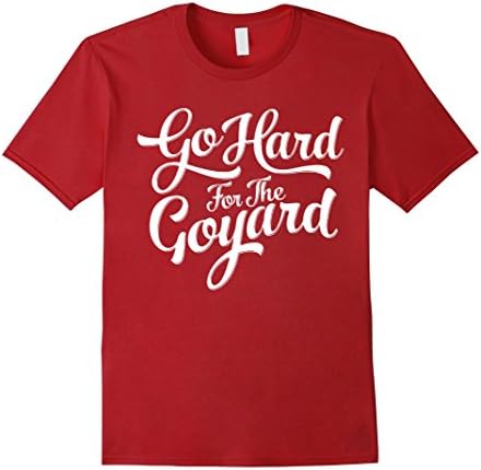 Men's GoHard for the Goyard shirt - Black/Navy/Blue/Red colors 3XL Cranberry
